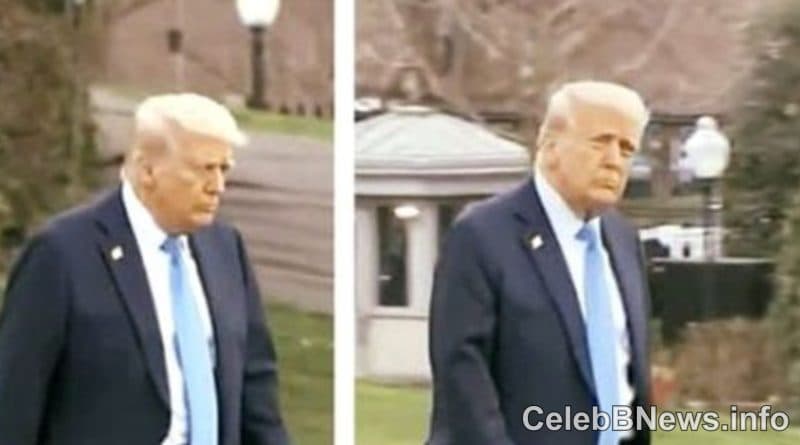 A Photo of Trump Walking Toward Marine One Caught Attention After Viewers Noticed a Small Detail@! - US NEWS.COM