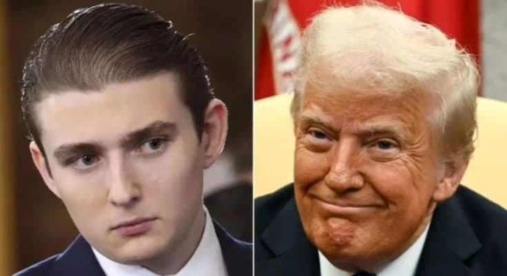 (-) BARRON TRUMP ADMITS THAT HE TESTED POSITIVE FOR