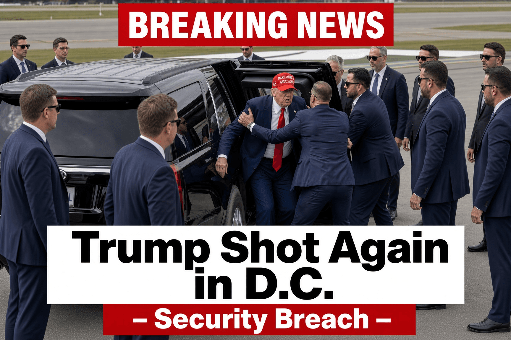 🚨 Trump Shot in D.C. – Security Breach at Hotel
