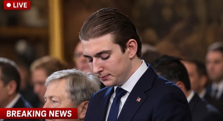 Reported Iran-Linked Threats Target Barron Trump, Raising Fresh Security Concerns for the President’s Family Amid Escalating Tensions